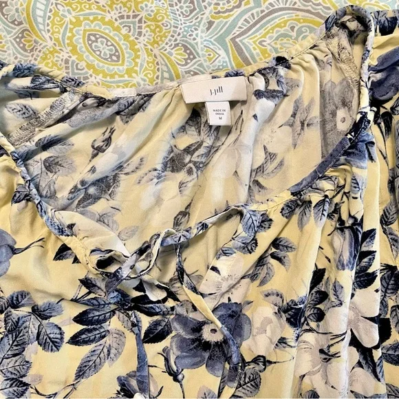 J Jill Medium Floral Blouse - Picture 5 of 8
